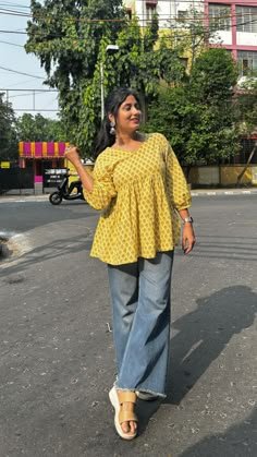 Printed Short Kurti, best casual wear